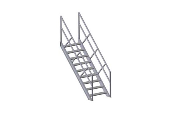 Металлоконструкции ограждений лестниц в производстве
